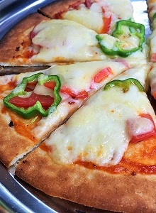 奥多摩で石焼ピザ